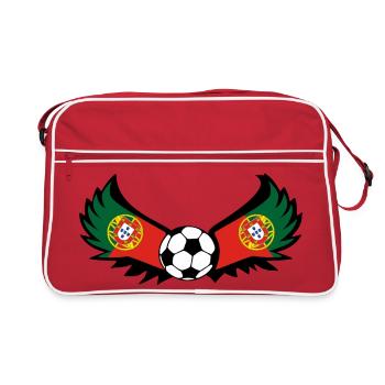 Football Portugal - Sac Retro - rouge/blanc - Devant