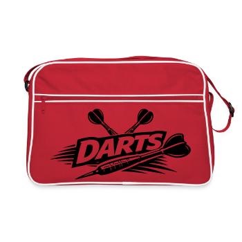 Darts Dart - Retro Bag - red/white - Front