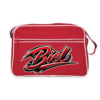 Biel lettering - Retro Bag - red/white - Front