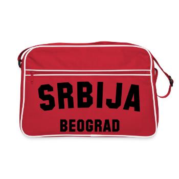 BEOGRAD Belgrad Belgrade Serbien Serbie - Sac Retro - rouge/blanc - Devant