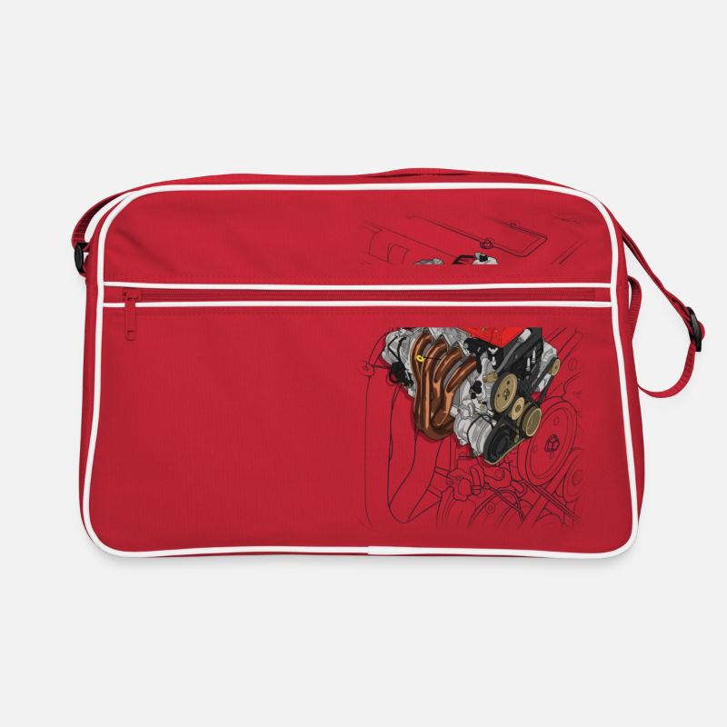 B16 Motor Retro Tasche