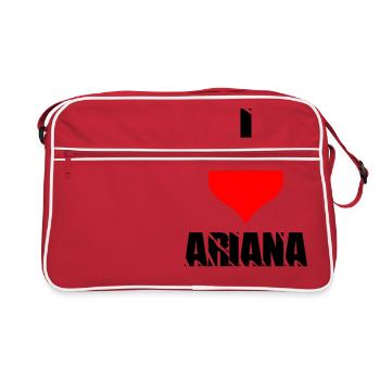 J'aime Ariana - Sac Retro - rouge/blanc - Devant
