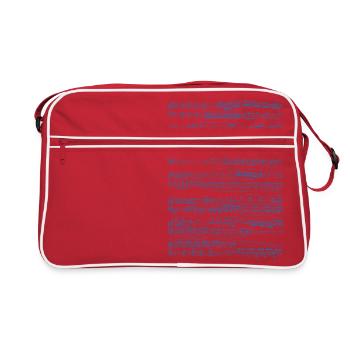 partition - Sac Retro - rouge/blanc - Devant