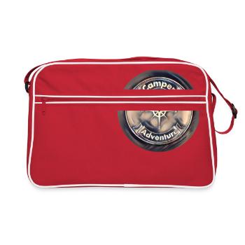 Official Logo Camper-Adventure-Store - Retro Bag - red/white - Front