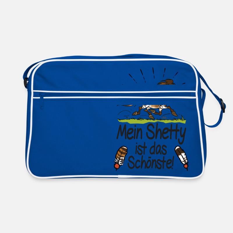 Mein Shetty das Schönste (Text schwarz) Retro Tasche