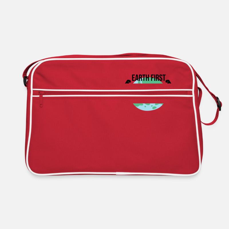 earth first Retro Tasche