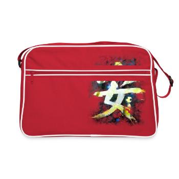 tranquility - Retro Bag - red/white - Front