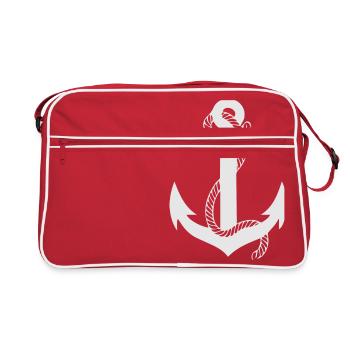 marin - Sac Retro - rouge/blanc - Devant