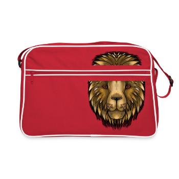 Vinny von Jon Ball - Retro Tasche - Rot/Weiß - Vorne