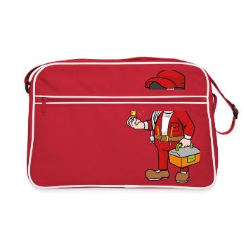 electrician - Retro Bag - red/white - Front