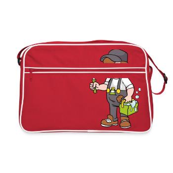 Nettoyeur de vitres - Sac Retro - rouge/blanc - Devant