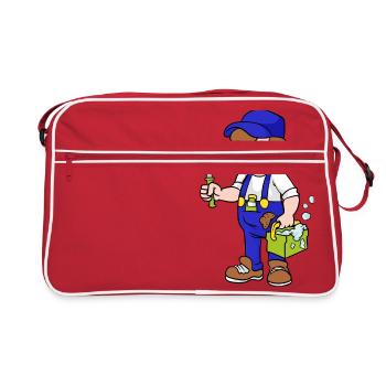 Nettoyeur de vitres - Sac Retro - rouge/blanc - Devant