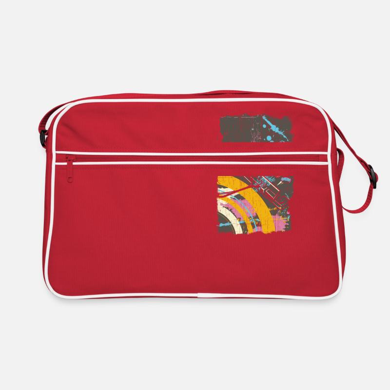Limitée! Amour rétro - Sac Retro - rouge/blanc