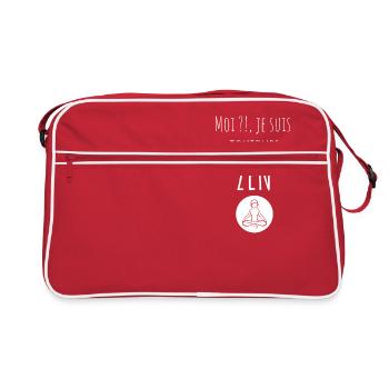 I am always zen 2 - Retro Bag - red/white - Front