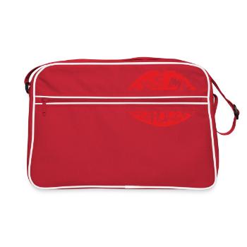 Kiss My Clacker Mistress Dita a inspiré Clem Wear - Sac Retro - rouge/blanc - Devant