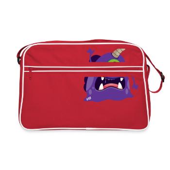 Monstaa Originaals Monster # 10 - Sac Retro - rouge/blanc - Devant
