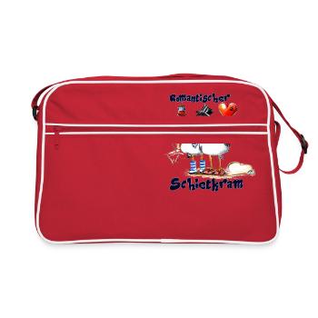 romantic teaser - Retro Bag - red/white - Front