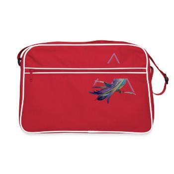 A for Aves - Retro Bag - red/white - Front