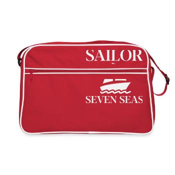 marin - Sac Retro - rouge/blanc - Devant