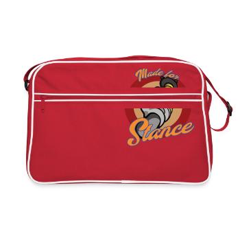 Auto Tuning Gewindefahrwerk Federn Lifestyle LOW - Retro Tasche - Rot/Weiß - Vorne