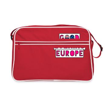 Good Evening Europe - Retro Bag - red/white - Front