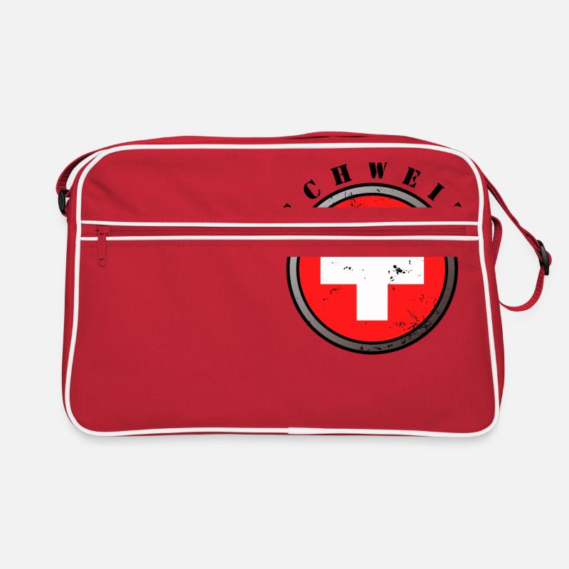 Schweiz Logo Retro Tasche