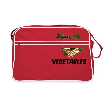 LÉGUMES - Sac Retro - rouge/blanc - Devant