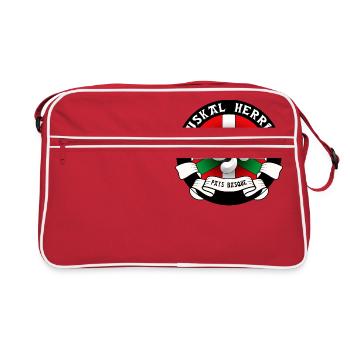 euskal herria - pays basque 52 - Sac Retro - rouge/blanc - Devant