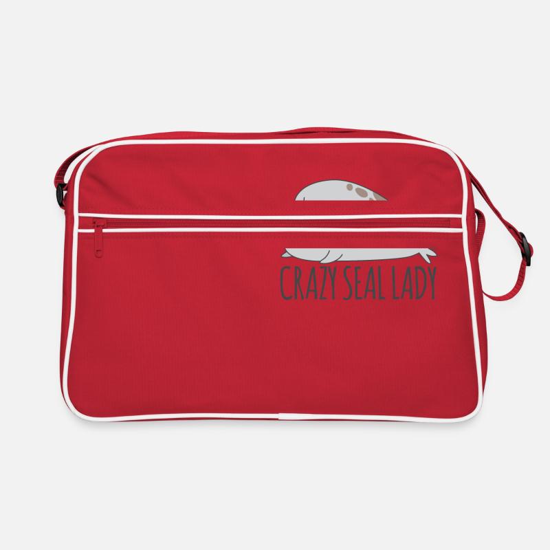 Phoque fou dame dodu phoques mignons Sac Retro