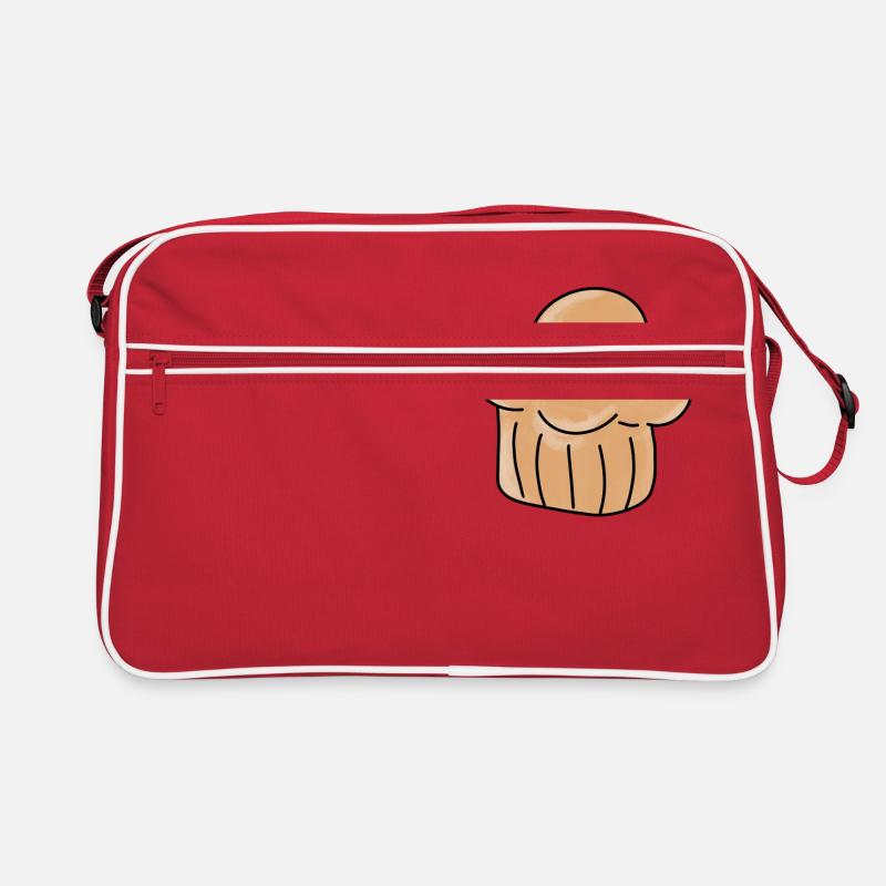Brioche / Cute Coffee Dates - Sac Retro - rouge/blanc