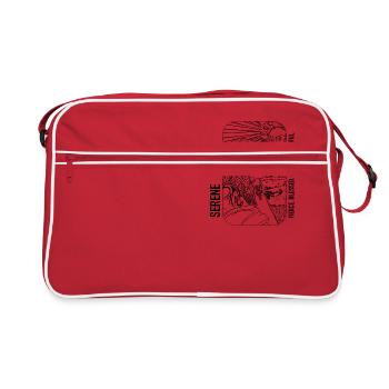 Serene / So Beautiful - Retro Bag - red/white - Front