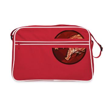Howling Dawn - Retro Bag - red/white - Front