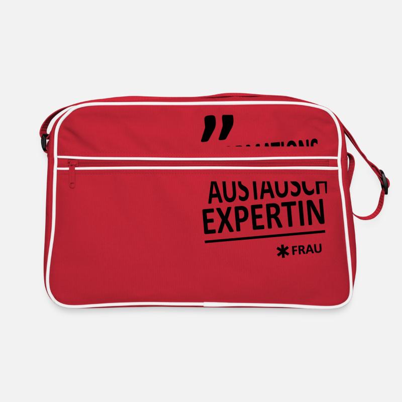 Informationsaustauschexpertin(Frau)-Version 1 Retro Tasche