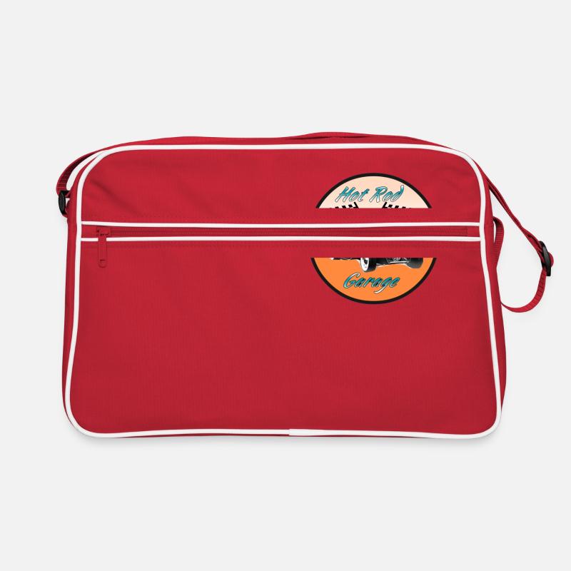Tige chaud - Sac Retro - rouge/blanc