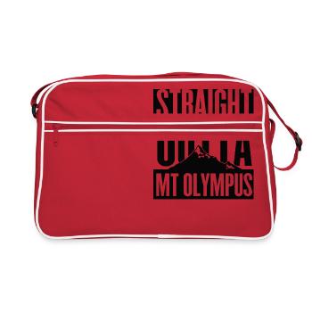 Sortie directe du mont Olympe - Sac Retro - rouge/blanc - Devant