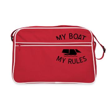 boat - Retro Bag - red/white - Front