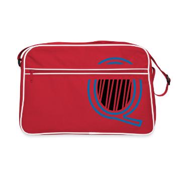 Lettre Q - Sac Retro - rouge/blanc - Devant