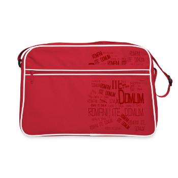 romani ite domum - Sac Retro - rouge/blanc - Devant