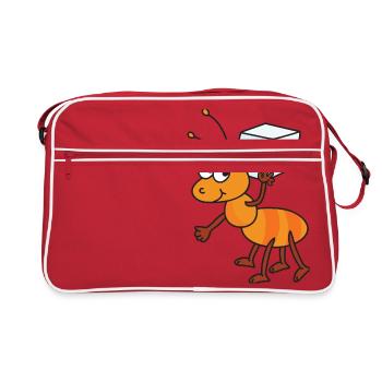 Ant sugar cubes sugar cubes sugar - Retro Bag - red/white - Front