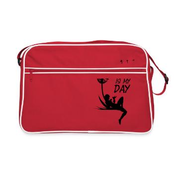 Today is myday - Sac Retro - rouge/blanc - Devant