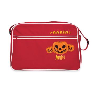 Spooky Auntie - Retro Bag - red/white - Front