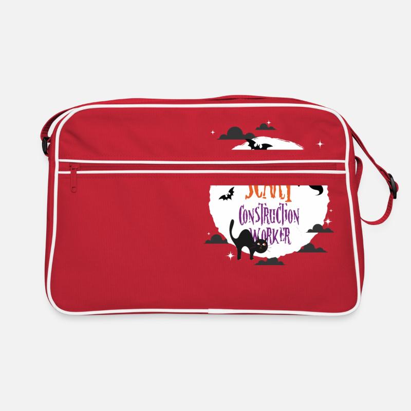 Scary Construction worker Retro Bag