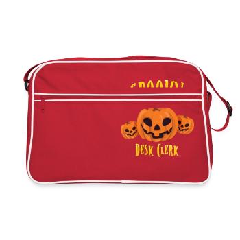 Commis de bureau effrayant - Sac Retro - rouge/blanc - Devant