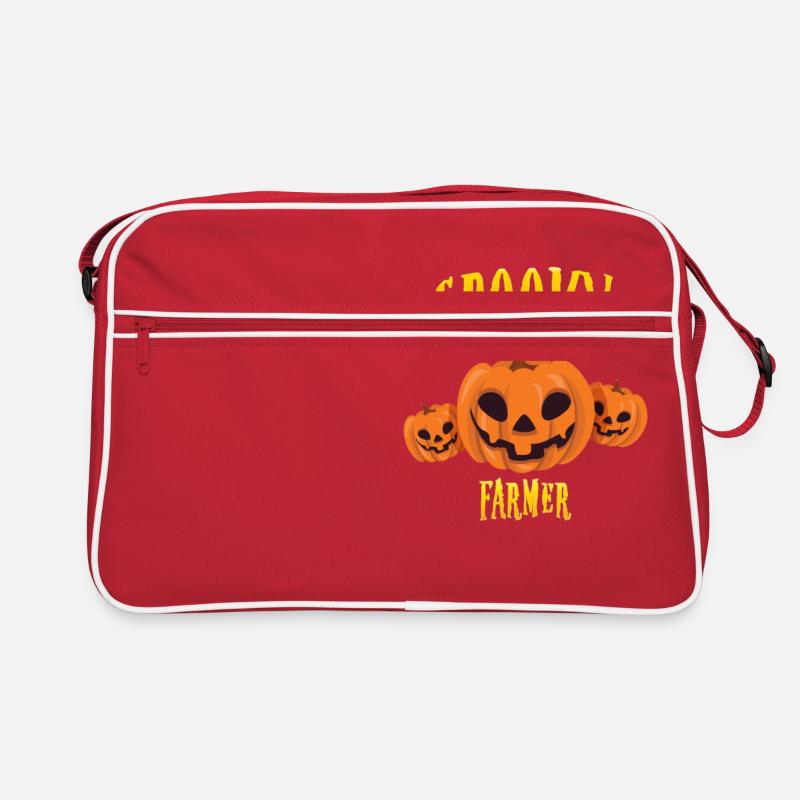 Gruseliger Bauer Retro Tasche