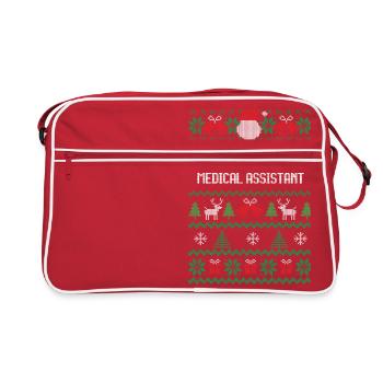 Un assistant médical Merry - Sac Retro - rouge/blanc - Devant