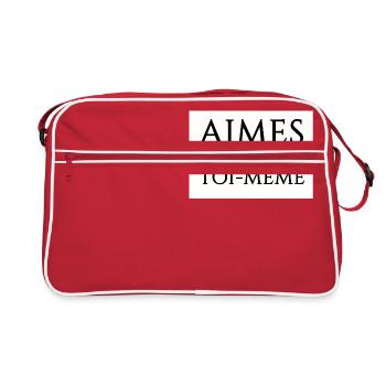 aimes 300 - Sac Retro - rouge/blanc - Devant