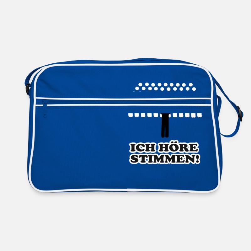 Ich höre Stimmen Dirigent Retro Tasche