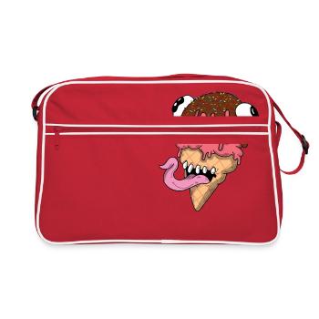 Ice sample - Retro Bag - red/white - Front