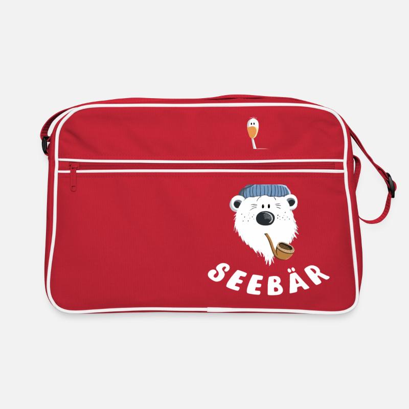 Süßer Seebär Retro Tasche
