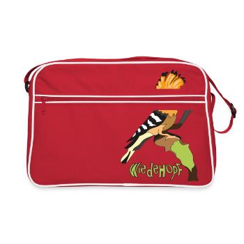hoopoe - Retro Bag - red/white - Front